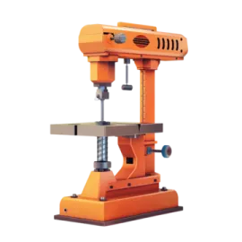 a driller on a white background