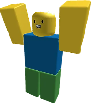 a lego man with his arms up in the air