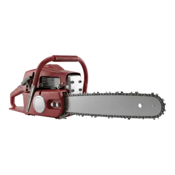 a chainsaw is shown on a white background