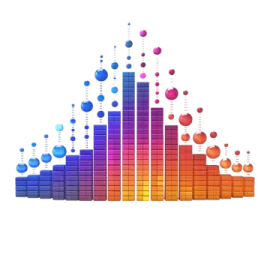 an image of a colorful bar chart