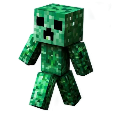 an image of a minecraft creeper