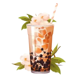 a tall glass filled with ice and topped with blackberries
