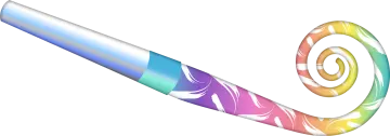 a colorful pencil with a spiral design on it