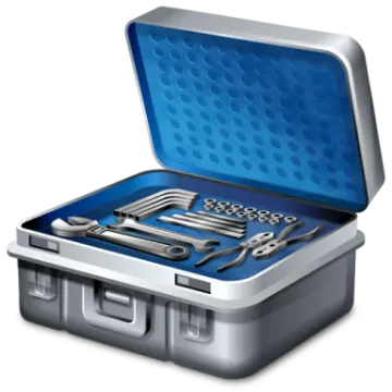 a tool box with tools in it