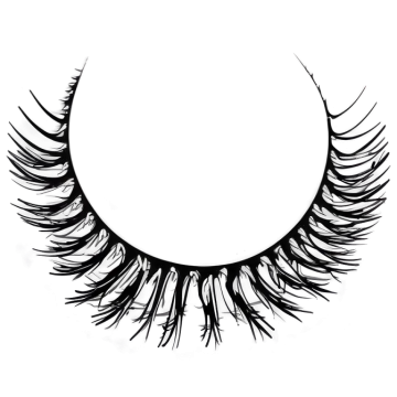 a black and white image of eyelashes