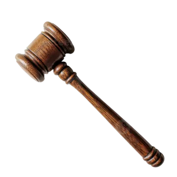 a wooden gave on a white background