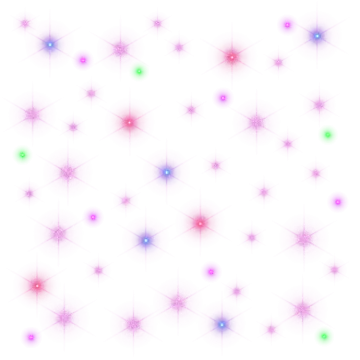 a white background with many different colored stars