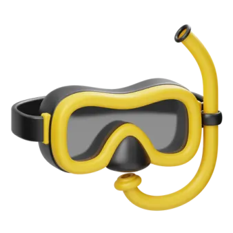 an image of a pair of diving goggles