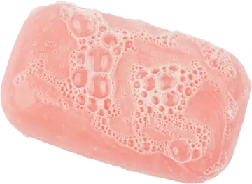 a soap bar on a white background
