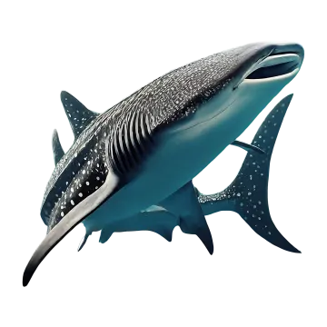 a whale that is swimming in the water