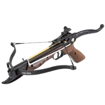 a rifle on a white background