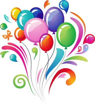 a bunch of colorful balloons