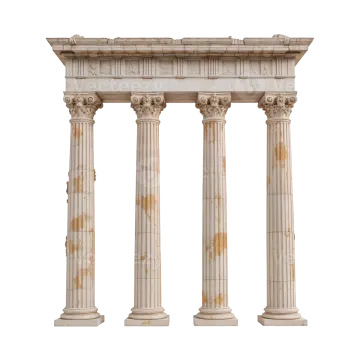 a 3d model of an ancient greek temple