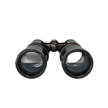 a pair of binoculars on a white background