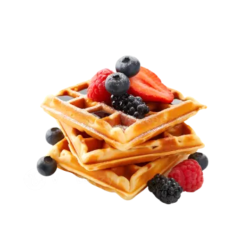 a pile of was with berries and blueberries