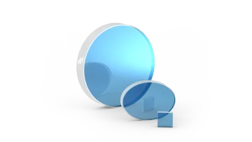 an image of a blue circle with a white background
