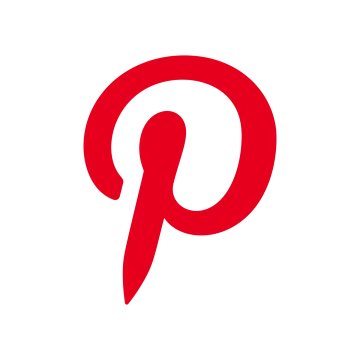 a red pin icon on a white background