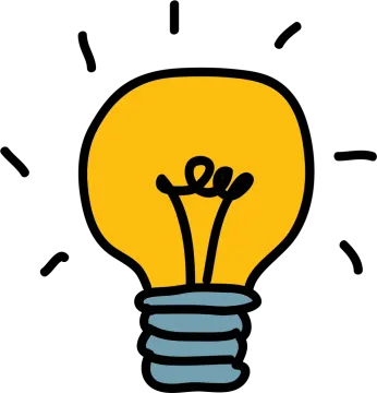 a light bulb