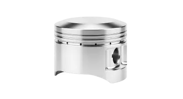 a piston with a metal cover on it