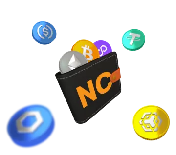 a wallet with coins flying out of it