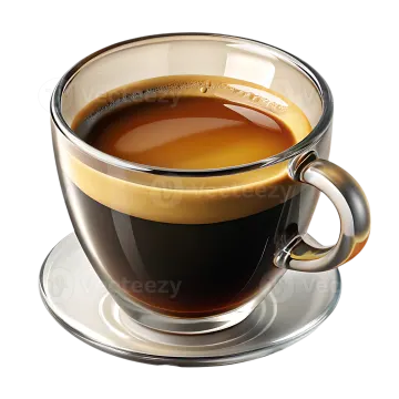 a cup of coffee on a saucer