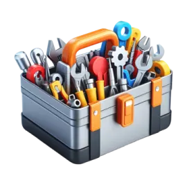a tool box filled with tools