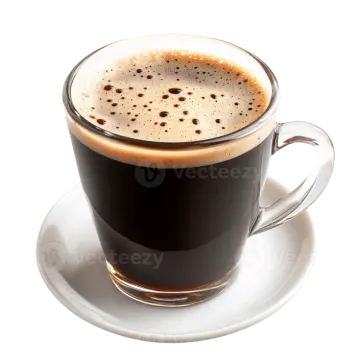 a cup of coffee on a saucer