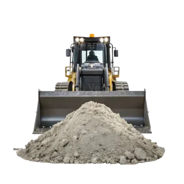 a bull loader on a white background