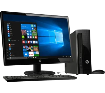 a desktop computer sitting on top of a desk