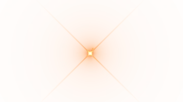 a white background with an orange light in the middle
