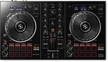 the pioneer dj controller is shown in this image