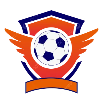 a soccer logo with wings and a ball