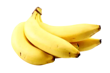 a bunch of bananas on a white background