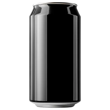 a can of soda on a white background
