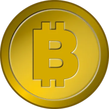 a golden bit coin