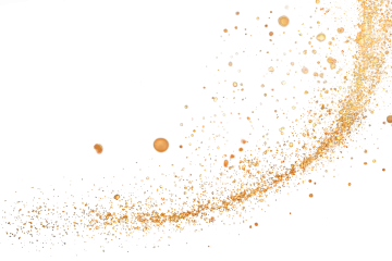 a white background with lots of gold dots