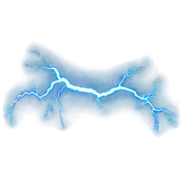 a drawing of lightning in the sky