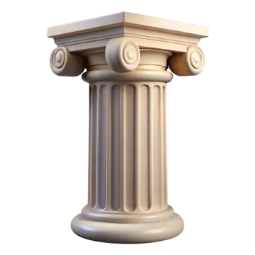 a 3d model of a column