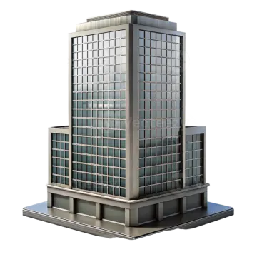 a 3d rendering of a skyscraper building