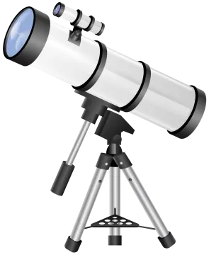 a telescope on top of a tripod