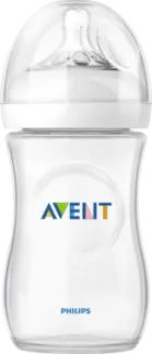 a baby bottle with the word avet on it