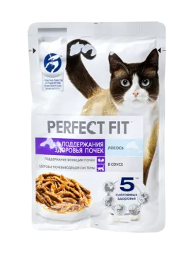 a bag of pet food with a cat in it