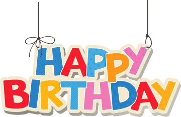 a birthday card with the words happy birthday on it