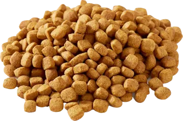 a pile of dry dog food