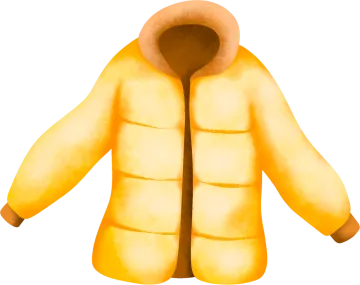 a watercolor drawing of a yellow jacket