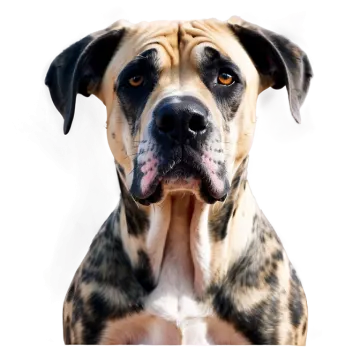 a close up of a dog looking at the camera