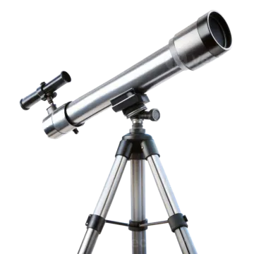 a telescope on top of a tripod