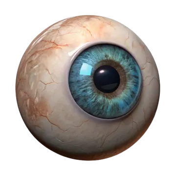 a close up view of an eye