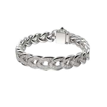 a white gold bracelet with diamonds