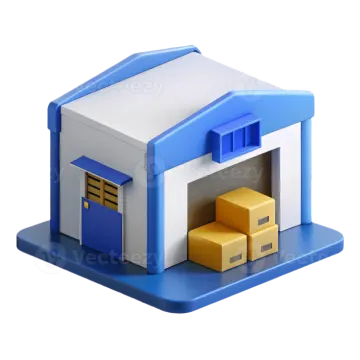 a small house with boxes on the roof